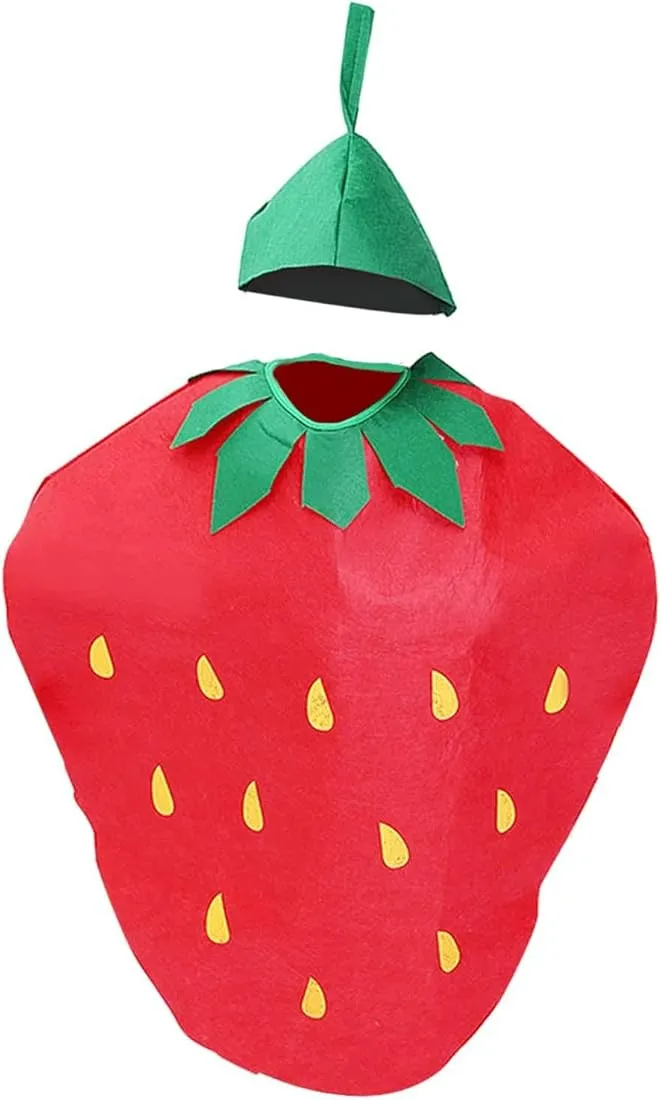 Strawberry Fruits Kids Costume